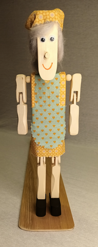 Mevrouw Poets  - Jig Doll - Limberjack